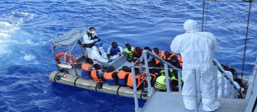 Il recupero in mare dei migranti