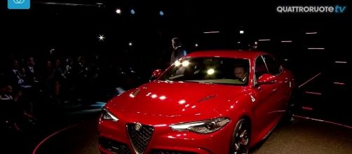La presentazione dell'Alfa Romeo Giulia