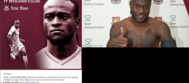 West Ham confirms the arrival of Moses West Ham confirms the arrival of Moses