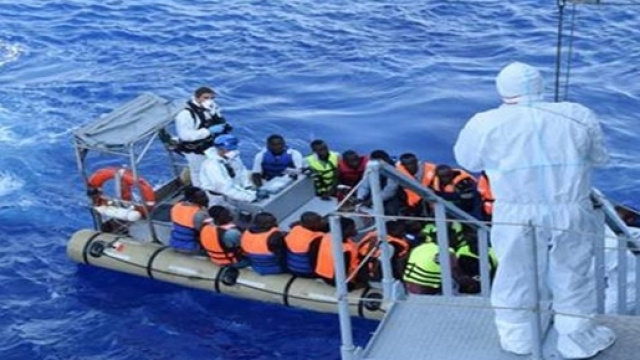 Il recupero in mare dei migranti