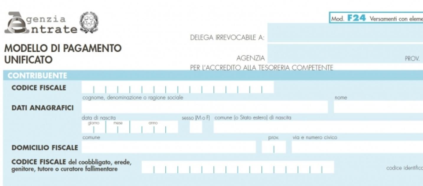 Come E Dove Pagare I Modelli F24