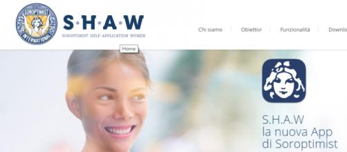 Nella foto: screenshot del sito internet di SHAW