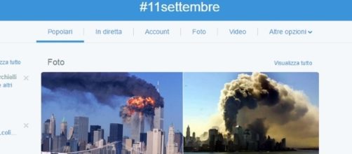 Un social e l'hashtag 11 settembre