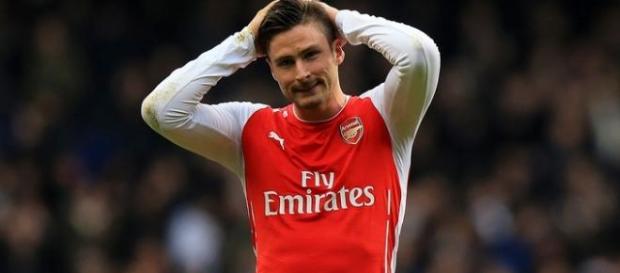 Arsenal striker - Olivier Giroud Arsenal striker - Olivier Giroud