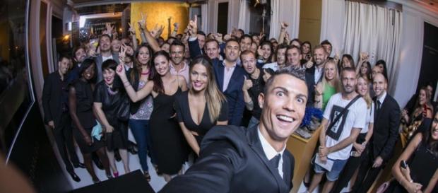 Cristiano Ronaldo no lançamento do seu perfume Cristiano Ronaldo no lançamento do seu perfume