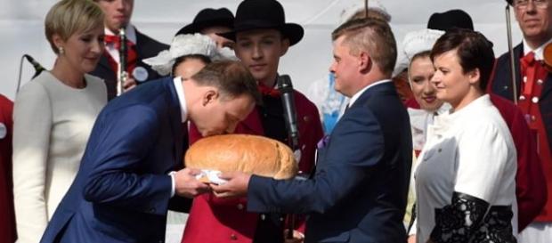 Andrzej Duda na Dożynkach Prezydenckich. Andrzej Duda na Dożynkach Prezydenckich.