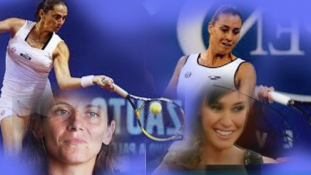 Roberta Vinci e Flavia Pennetta in finale