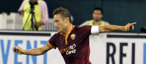 Francesco Totti dovrebbe partire dalla panchina.