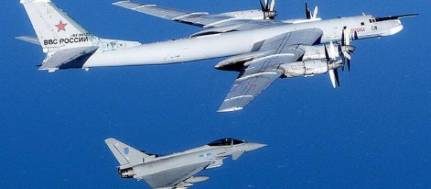 Avioanele rusesti interceptate in Marea Britanie Avioanele rusesti interceptate in Marea Britanie