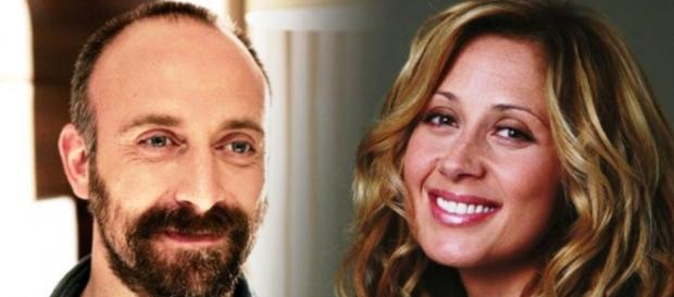 Halit Ergenç y Lara Fabian juntos en un escenario. Halit Ergenç y Lara Fabian juntos en un escenario.