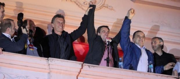 Macri junto con Mestre. Ph: La Mañana de Córdoba Macri junto con Mestre. Ph: La Mañana de Córdoba