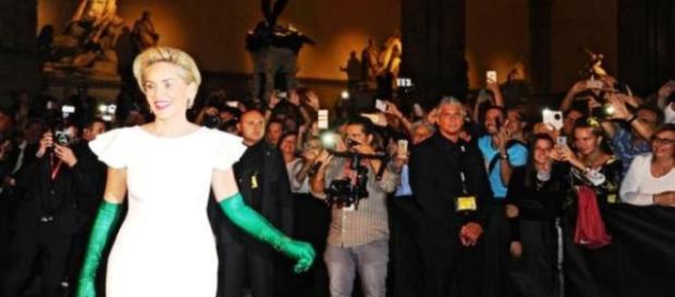 Sharon Stone a Firenze per una serata charity Sharon Stone a Firenze per una serata charity
