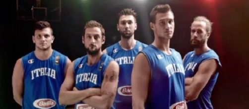 I giocatori della Nazionale di basket italiana