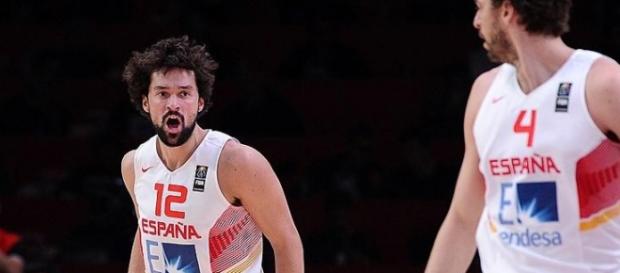 Sergio Lull en el partido frente a Grecia Sergio Lull en el partido frente a Grecia