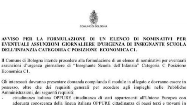 Assunzioni insegnanti e concorso per pedagogisti