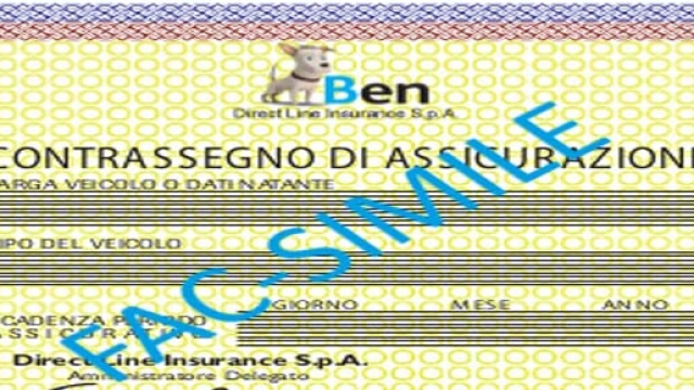 contrassegno dell' assicurazione