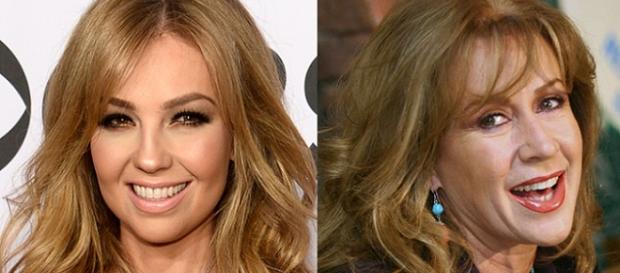 Thalia e Laura Zapata não se falam Thalia e Laura Zapata não se falam