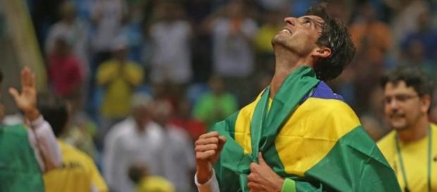 Bellucci tentará o primeiro ponto para o Brasil Bellucci tentará o primeiro ponto para o Brasil