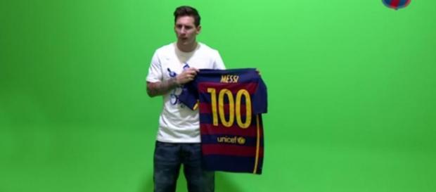 Messi cumplió 100 partidos en la UCL Messi cumplió 100 partidos en la UCL