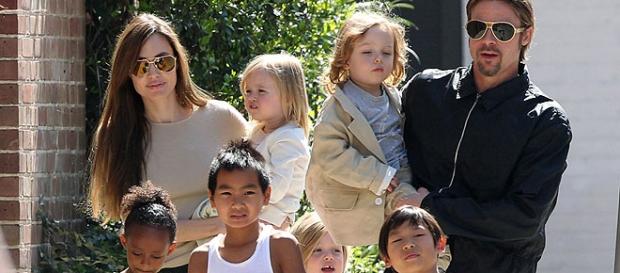Os seis filhos do casal Angelina e Brad. Os seis filhos do casal Angelina e Brad.