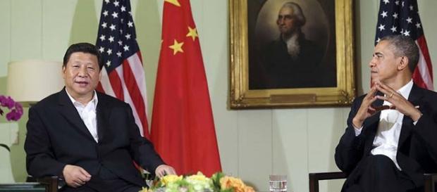 Il presidente cinese Xi Jinping e Barack Obama Il presidente cinese Xi Jinping e Barack Obama