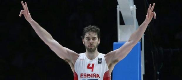 Pau Gasol, durante el Eurobasket Pau Gasol, durante el Eurobasket