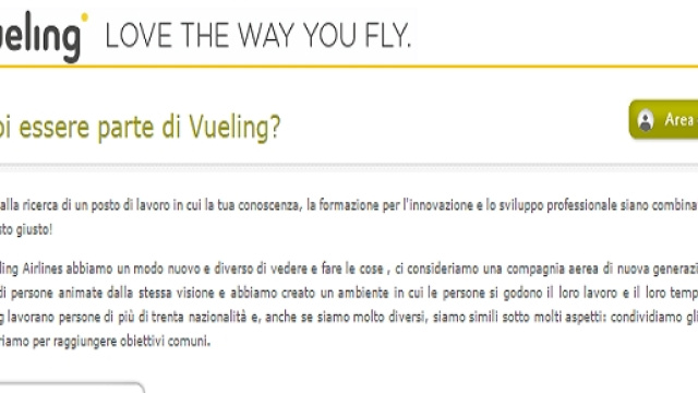 La compagnia aerea Vueling assume 200 piloti