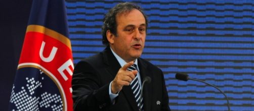 Il presidente dell'Uefa, Michel Platini