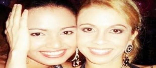 Natalia Sarraff e a cantora Joelma, sua mãe Natalia Sarraff e a cantora Joelma, sua mãe