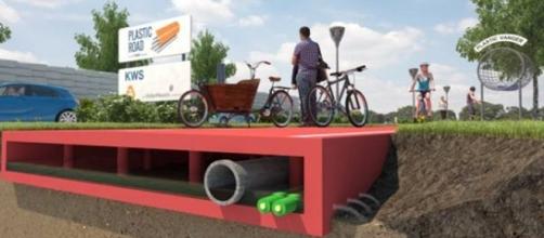 Progetto Plastic Road dall'Olanda