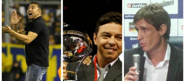 De izquierda a derecha, Coudet, Gallardo y Sava. De izquierda a derecha, Coudet, Gallardo y Sava.