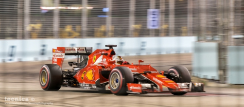 Sebastian Vettel vince a Singapore con la Ferrari