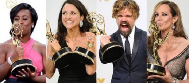 Algunos ganadores del Emmy 2015. Algunos ganadores del Emmy 2015.