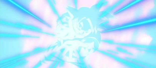 Goku lanzado su máximo ataque contra Bills Goku lanzado su máximo ataque contra Bills