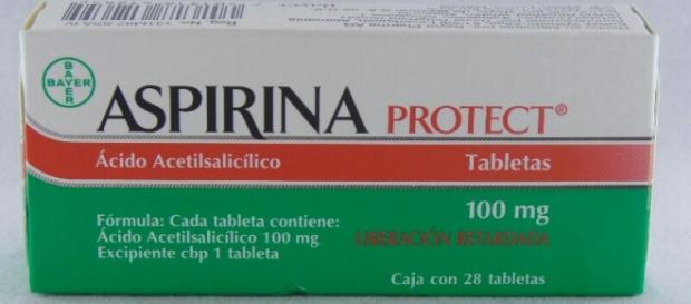 Ácido acetilsalicílico de 100 mg (Aspirina) Ácido acetilsalicílico de 100 mg (Aspirina)