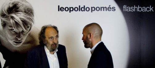 Leopoldo Pomés en la presentación de la exposición