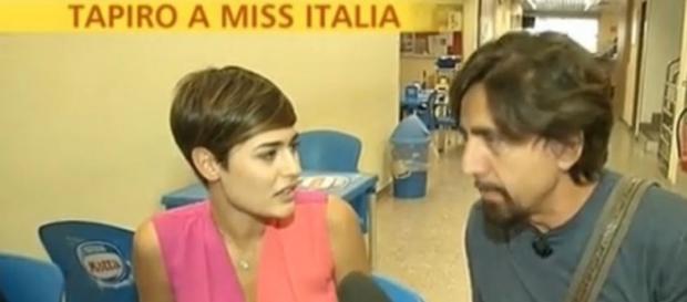 Alice Sabatini, Miss Italia 2015 con Staffelli Alice Sabatini, Miss Italia 2015 con Staffelli
