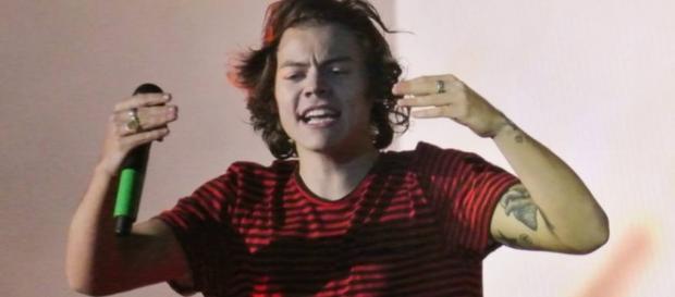 Harry Styles não gostou da atitude do fã. Harry Styles não gostou da atitude do fã.