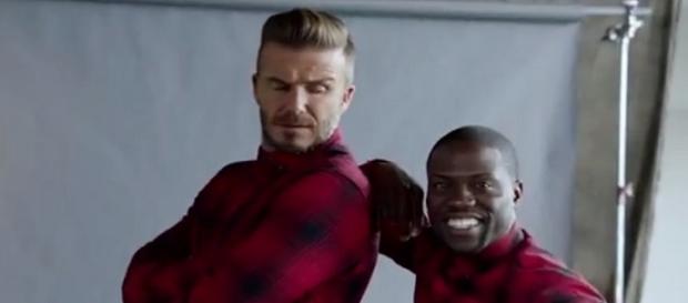 La pareja dispareja de David Beckham y Kevin Hart La pareja dispareja de David Beckham y Kevin Hart