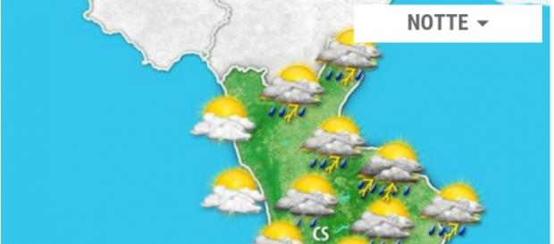 Maltempo in Calabria. Immagine di repertorio. Maltempo in Calabria. Immagine di repertorio.