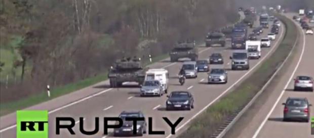 Rosyjska telewizja pokazała czołgi Leopard 2. Rosyjska telewizja pokazała czołgi Leopard 2.