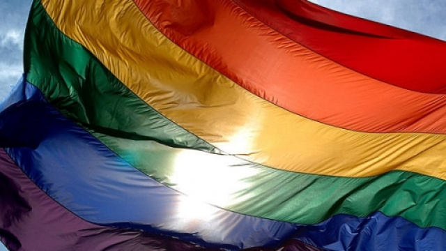 I colori della bandiera della comunit&agrave; gay