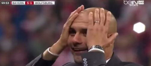 Il tecnico del Bayern Monaco, Pep Guardiola.