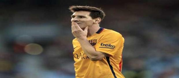 Gesto de desesperación de Messi Gesto de desesperación de Messi