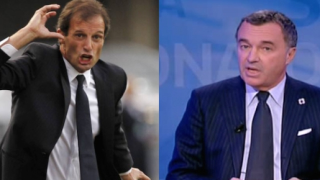 Scontro in diretta tra Allegri e Pistocchi