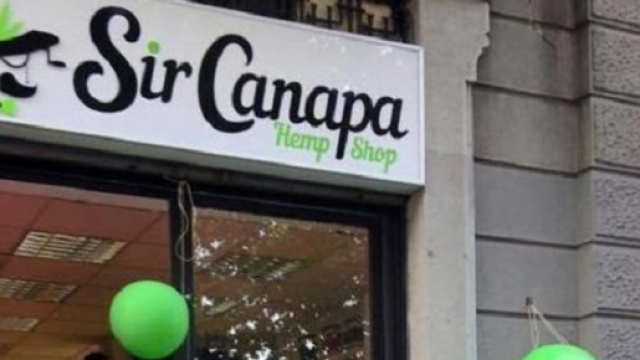 Sir Canapa, negozio di prodotti a base di canapa.