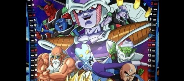 Imagen del calendario oficial de Dragon Ball Super Imagen del calendario oficial de Dragon Ball Super