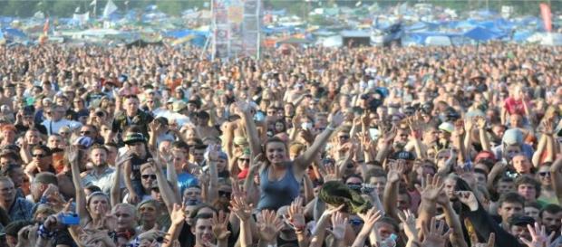 Tłumy uczestników 21 Przystanku Woodstock. Tłumy uczestników 21 Przystanku Woodstock.