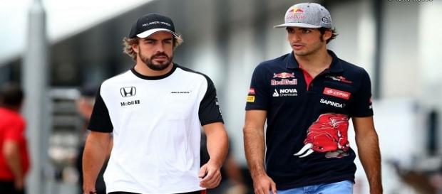 Fernando Alonso y Carlos Sainz Fernando Alonso y Carlos Sainz