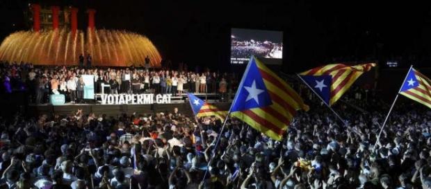 Último acto de campaña de 'Junts pel Sí' Último acto de campaña de 'Junts pel Sí'